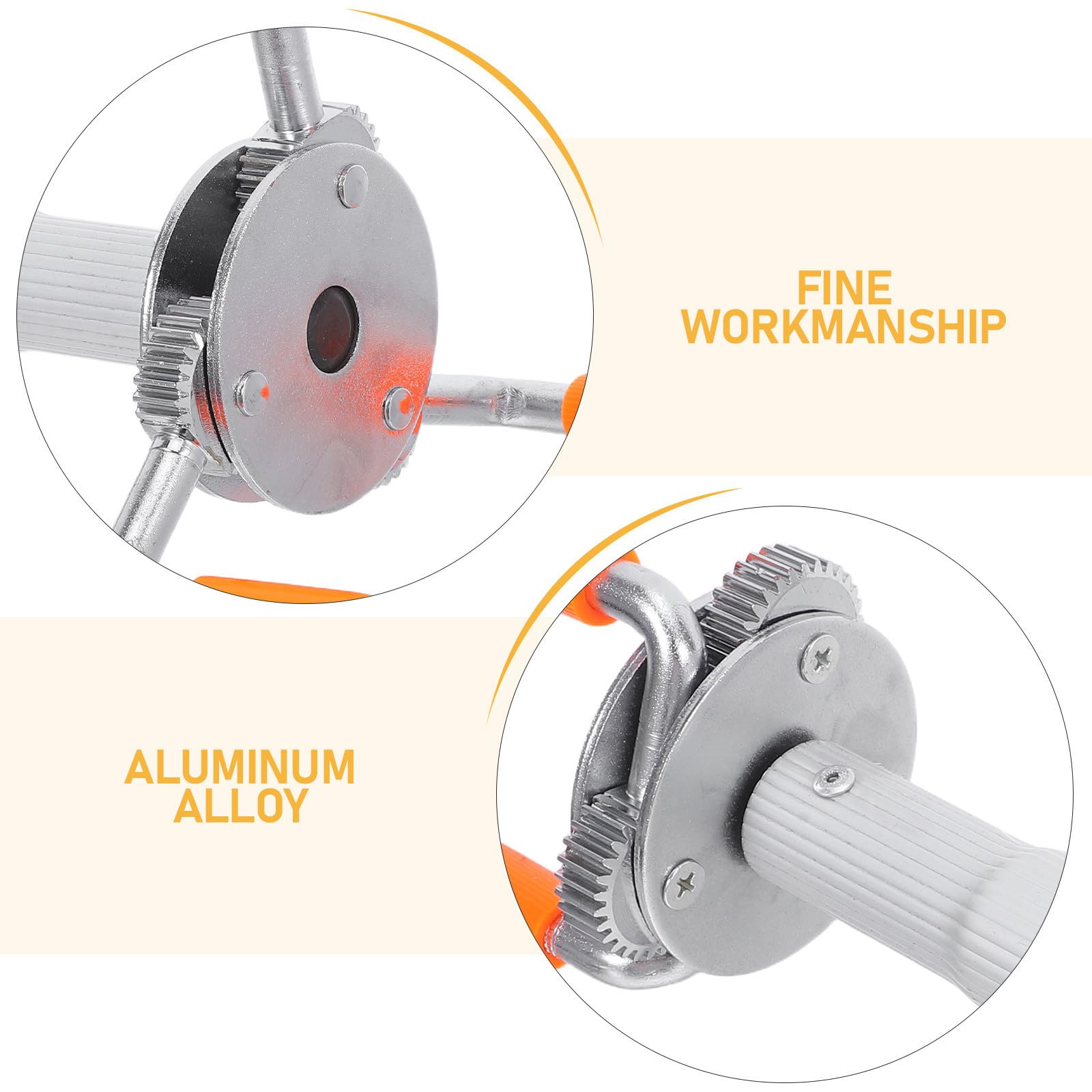TIDTALEO 1juego Herramienta de Desmontaje Detector de Humo con Garra Grande y Barra de Conexión para Techos Altos Aluminio Resistente Kit de Montaje sin Escalera para Sistemas