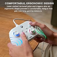 Vista 7 de Turtle Beach Afterglow Wave Wired RGB Gaming Controller - Licensed for Xbox Series X S, Xbox One & Windows PCs - Mappable Buttons, Hall-Effect Hair
