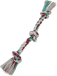 Mammoth Pet Products Mammoth Flossy Chews Color Rope Tug – Brinquedo De Puxar Algodão E Poliéster Premium Para Cães – Corda Interativa – Brinquedo De Mastigar Para Cães