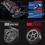 GoolRC RC Drift Car, 1:16 Scales GTR Model Pro RC Car | 4WD 30KM/H High Speed RC Racing Car 2.4GHz RTR Drift RC Cars with LED Lights for Adults and Teens
