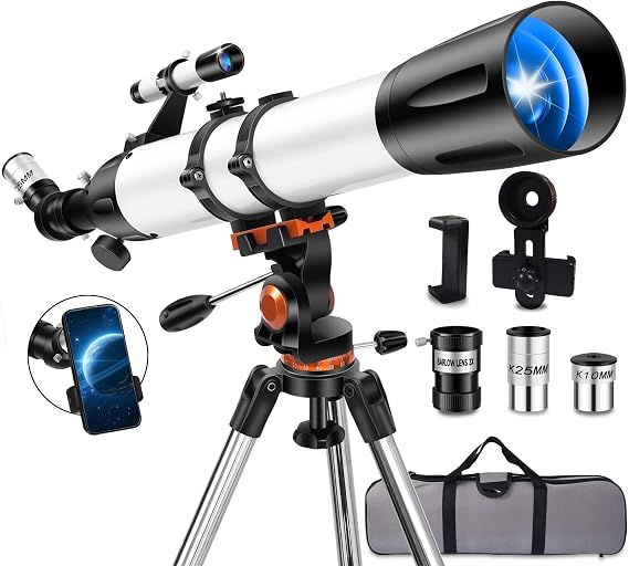 Amazon.com : Uonol Telescope for Adults High Powered 90mm Aperture ...
