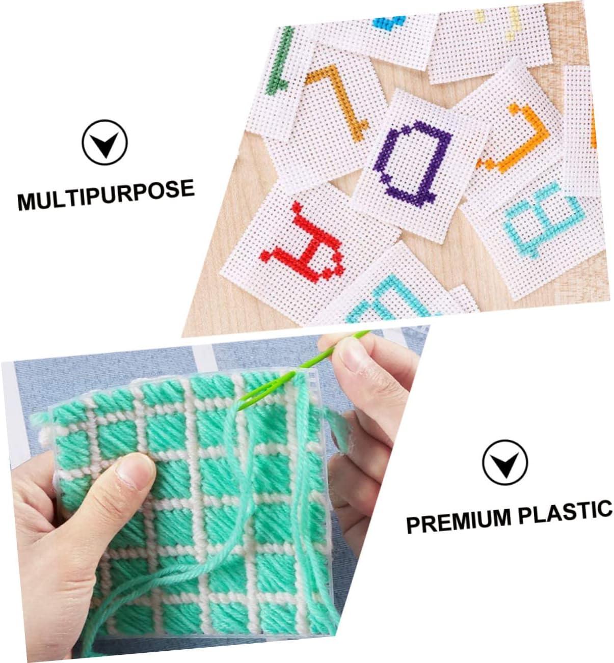 25pcs Plastic Mesh Canvas Sheets for Cross and Crafts Shape and Versatile Embroidery Material for Boys and Girls and Adults