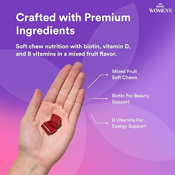 GNC Womens Multivitamin Soft Chew - Mixed Fruit