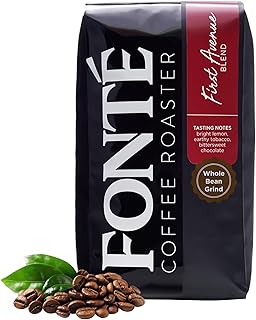 Fonte Coffee Roaster - Whole Bean Coffee - Medium-Dark Fresh Roast - Roasted in Seattle - Single Origin - Bright Lemon, Earthy Peat, Bittersweet Chocolate - 12 oz - First Avenue