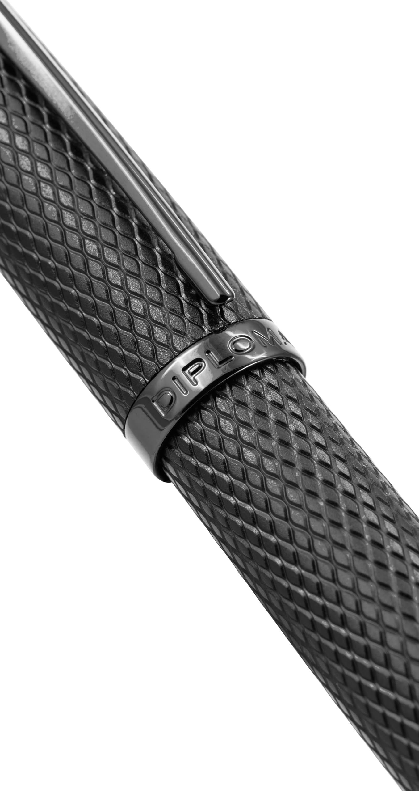 DIPLOMAT - Viper - Füllfederhalter Guilloche - Gehäuse aus Aluminium - Widerstandsfähig und Elegant - 5 Jahre Garantie