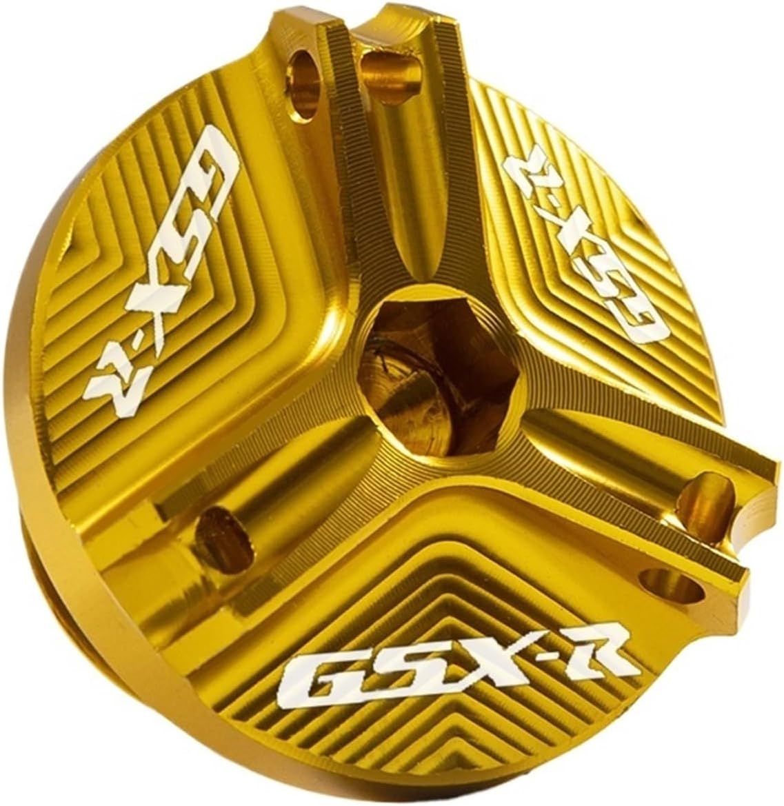 Compatible With GSXR GSX-R 600 750 1000 1000 R/X Gsx-r1000 GSXR 2003-2023 Motorcycle Engine Fuel Filler Cap Protection Accessories(GSXR gold), 781259