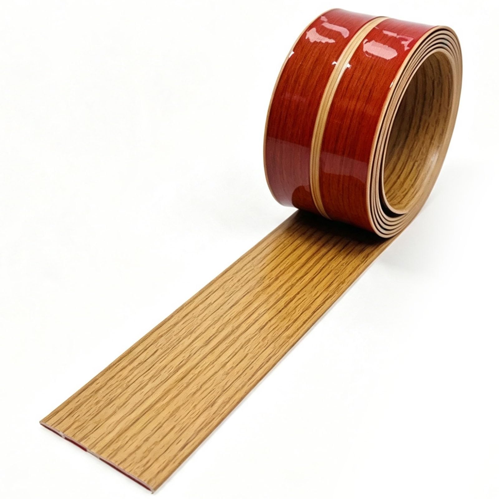 Paraspigoli Angolari Muro, in PVC, Autoadesivi, Para Spigoli per Mobili | Paracolpi, con Linea di Piegatura Predefinita; ideali per Angoli, Bagni, Davanzali e Scale(Brown,3x500cm/1.2x197in)