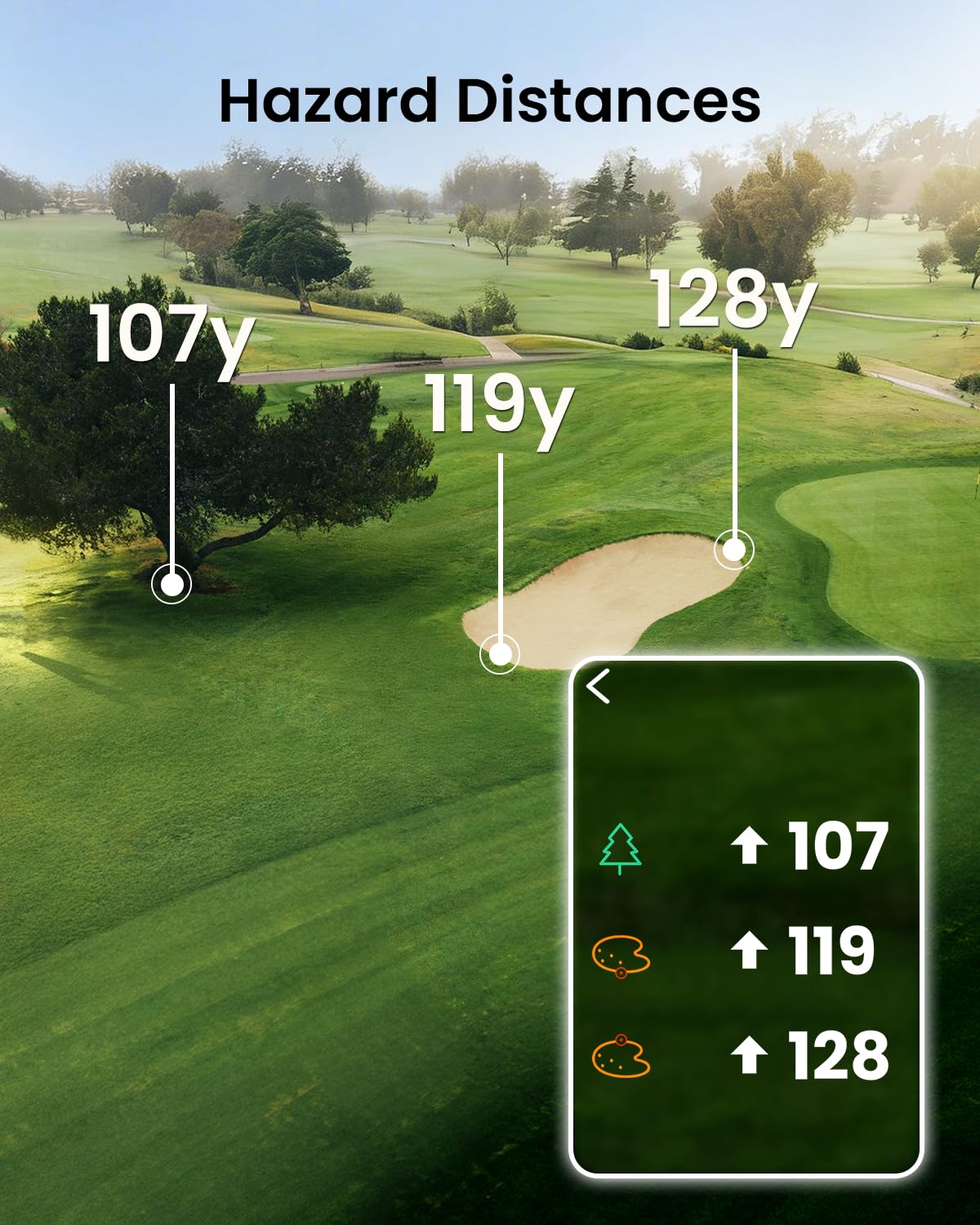 MiLESEEY GeneSonic Pro Telémetro de Golf con Telémetro GPS Portátil Desmontable, Más de 43 000 Campos Precargados sin Suscripción, Visualización y Audio de Distancias, Pantalla Táctil