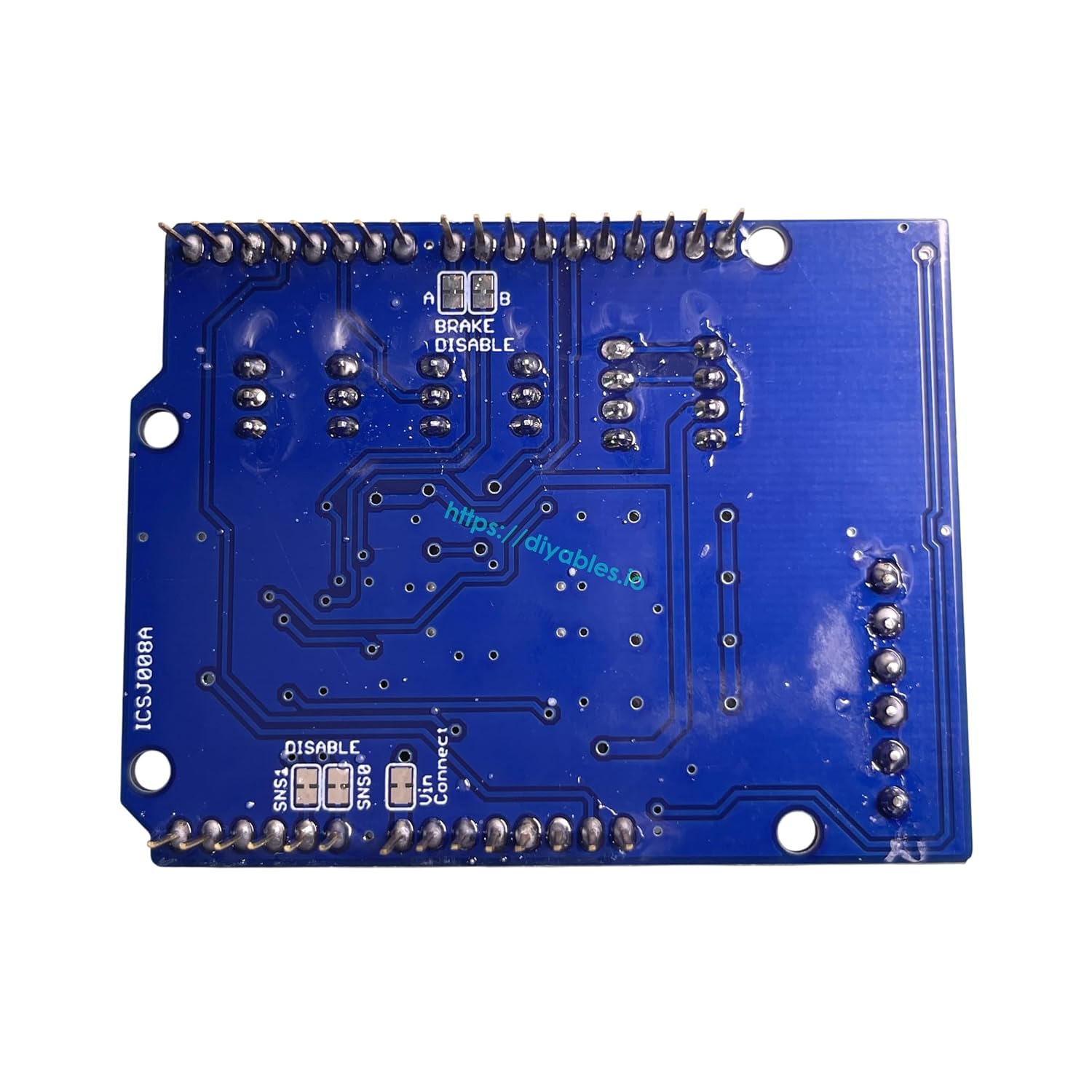 L298P Dual H-Bridge Motor Driver Shield for Arduino Uno R3/R4, Mega, Due, Giga, 4A Dual Channel Motor Control Module for DC and Stepper Motors