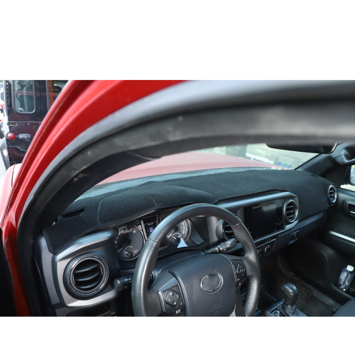 CHEAYAR Cubierta para salpicadero, tapete compatible con Toyota Tacoma2016-2021, tablero de salpicadero, tablero de salpicadero, protector de protección solar