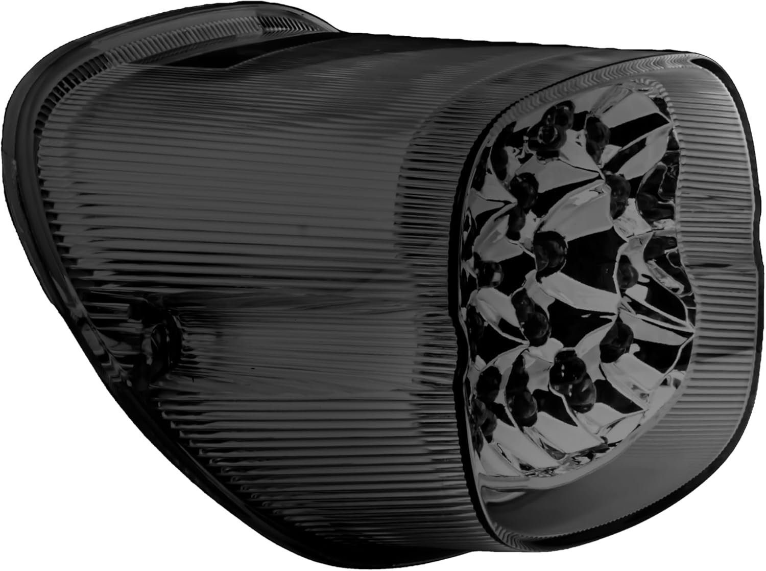 Eagle Lights 8900TL2-S Squareback LED Tail Light Kit with Integrated Turn Signals for Harley Davidson Motorcycles - Smoked