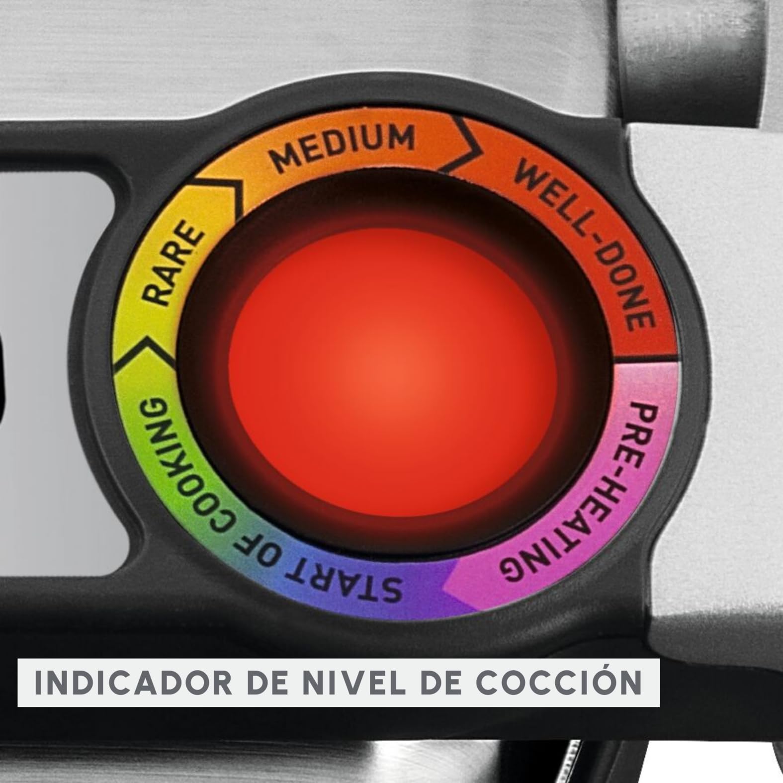 Moulinex Optigrill+ XL, parrilla eléctrica de interior, ideal para cocinar carne, pescado y verduras, indicador de cocción y 9 programas automáticos, placas antiadherentes, GI722D