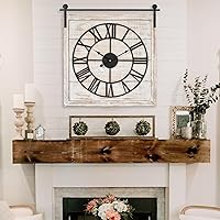 Vintage Barn Door 24 Inch Wall Clock