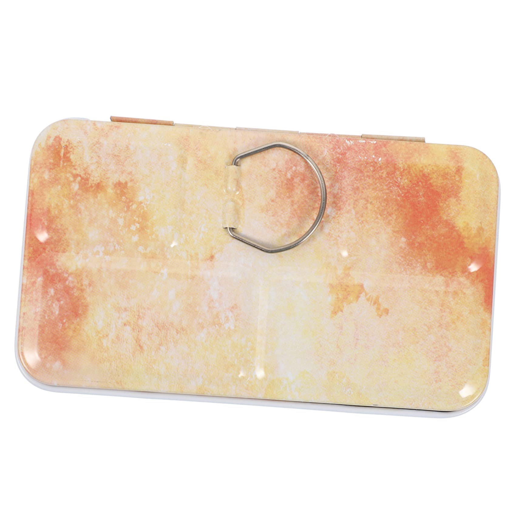 VILLCASE DIY Watercolor Pigment Box Metal Paint Mixing Tray Portable Painting Box Art Pigment Case