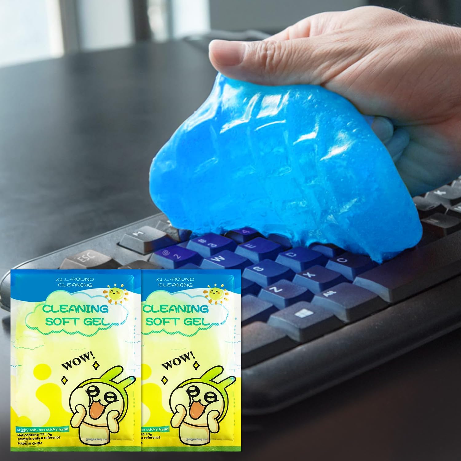 Cleaning Gel for Car, Car Cleaning Kit, 2Pack Universal