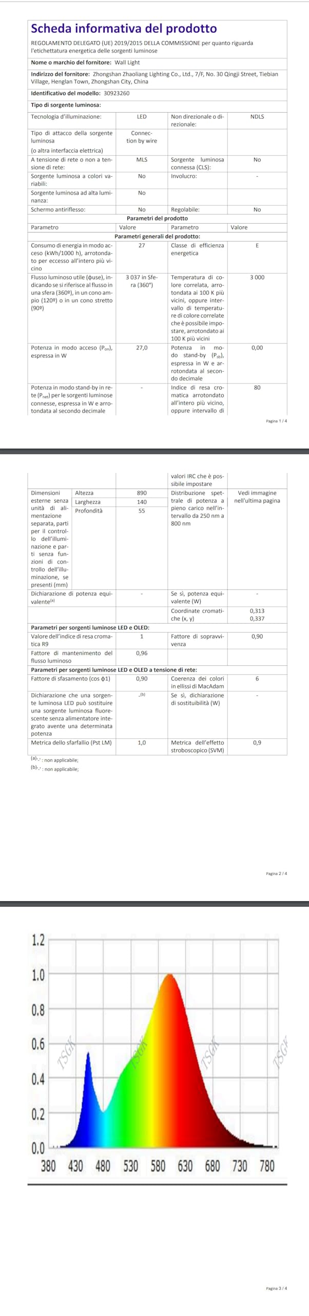 Comely Wewnętrzny Kinkiet LED, Złoty Proste Linie 27W 3000LM Nowoczesna Lampa Ścienna LED, Oświetlenie Oprawa Ścienna Do Sypialni, Salonu, Korytarza, Ciepła Biel 3000K