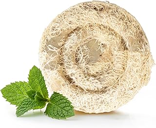 Barra de jabón de lufa con aroma a menta silv...