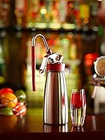 Vista 7 de iSi 272201 Rapid Infusion Set for iSi Gourmet Whippers, Polished Stainless/Red