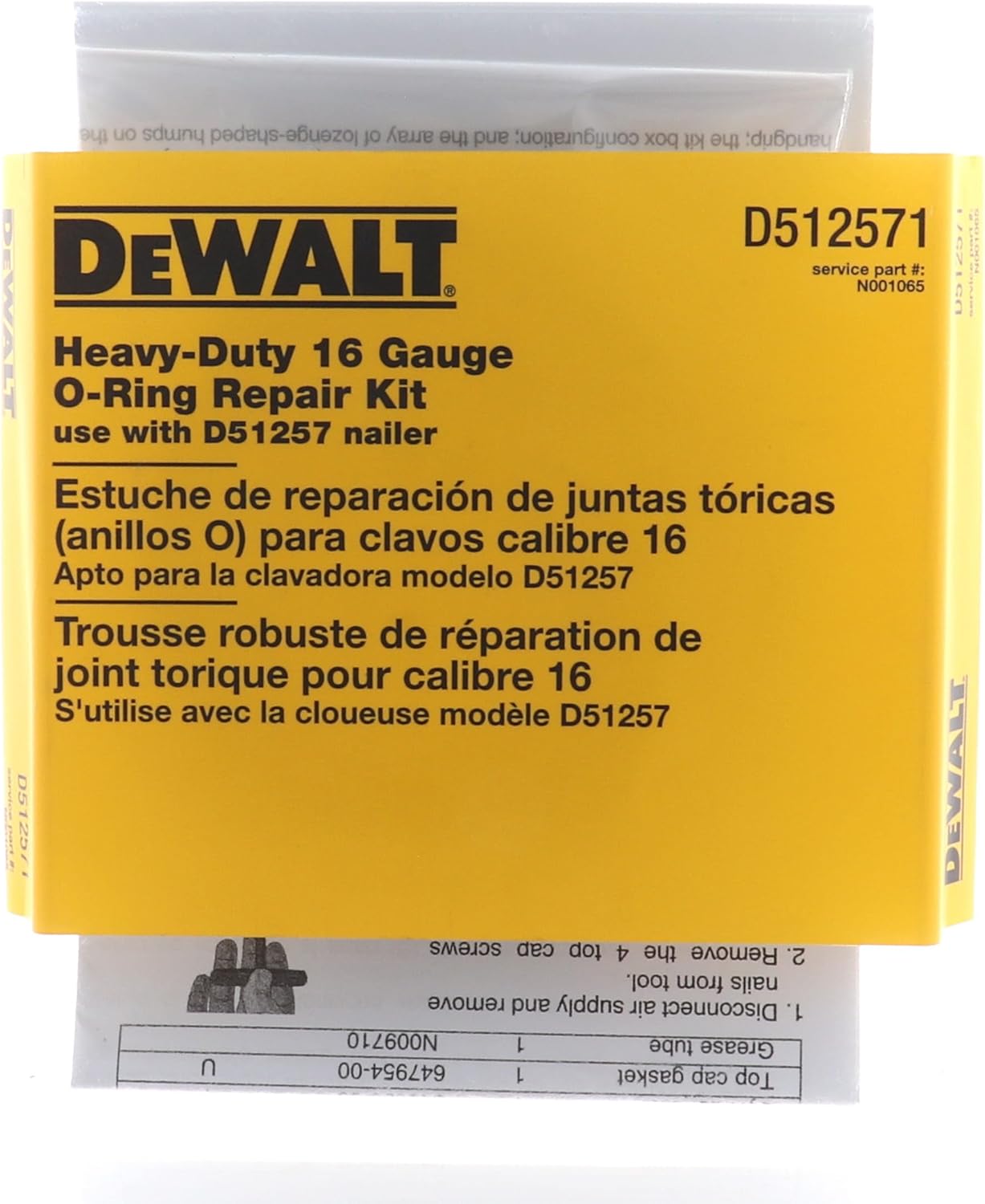 DEWALT N001065 O-Ring Kit