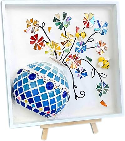 Mosaic Stickers Puzzle Art Kits Sparkle DIY Handmade Crafts Crystal Paste Painting Toys Kids Early Education Creative Gift