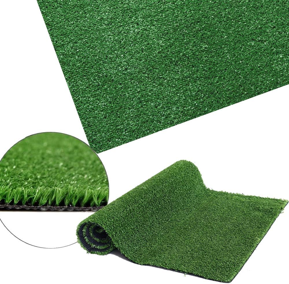 Petgrow Artificial Faux Grass Synthetic Lawn 10mm Pile Height, High