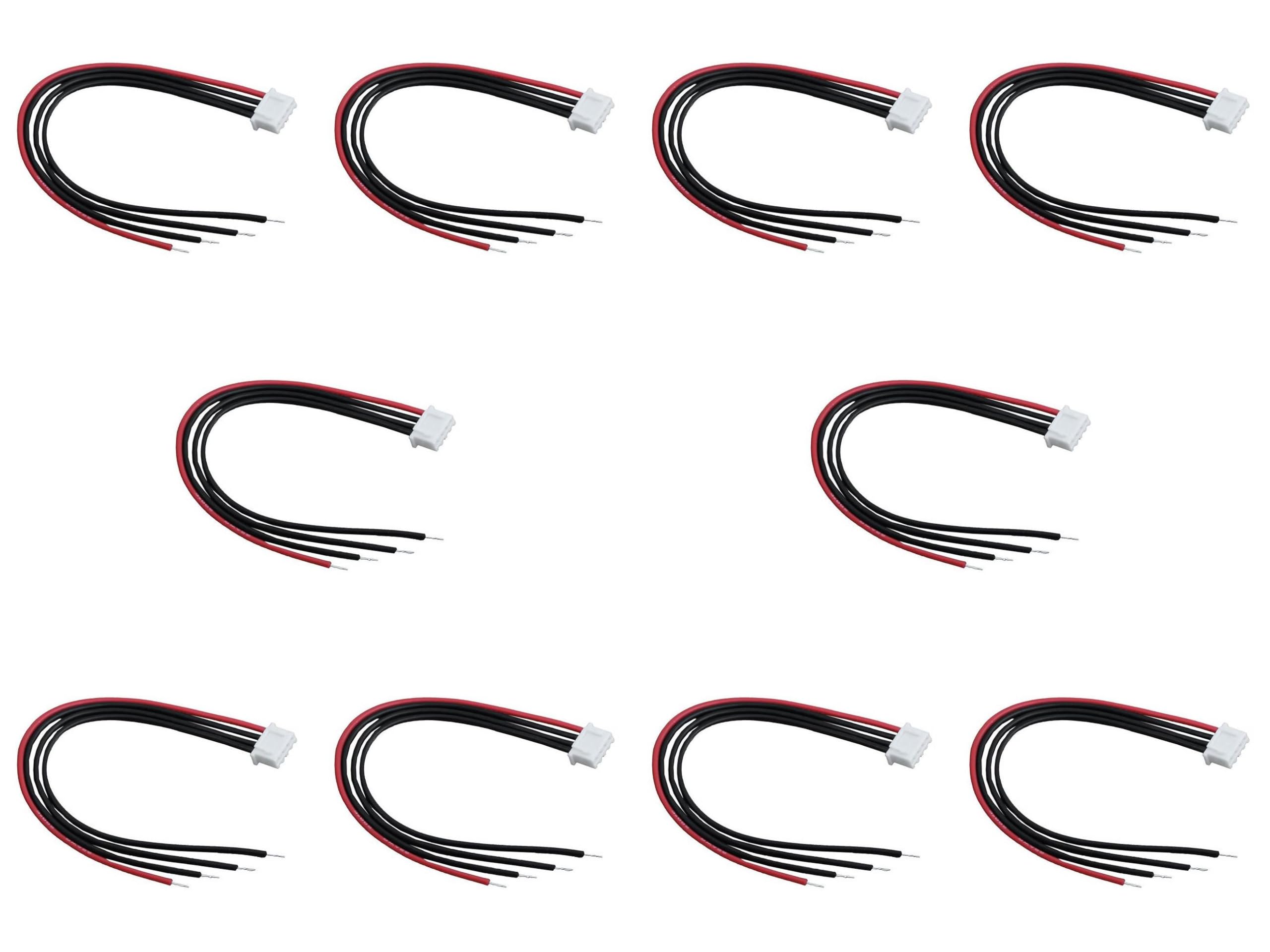 (10 pc) Pro3D JST-XH 3S 10cm Balance Charge Wire for Li-Ion/Lipo Battery