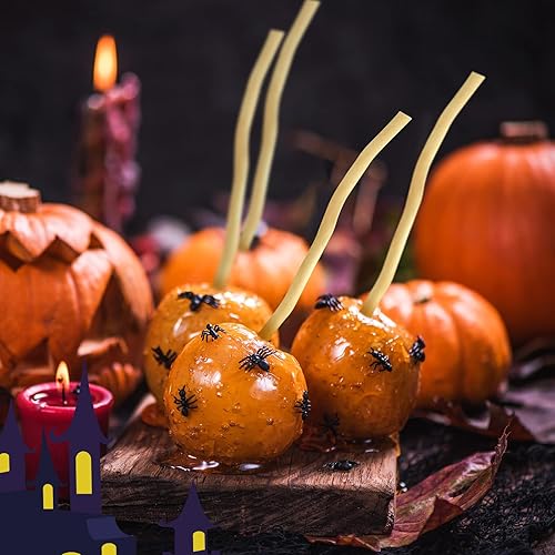 Miniatura 4 de 36 palitos de regalo de rama de Navidad, palitos de manzana de colores, palitos de madera de 6 pulgadas, suministros de barra de dulces de