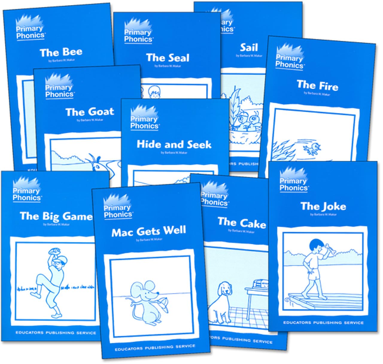 Set of 10 Storybooks for Primary Phonics Workbook 2: Barbara…