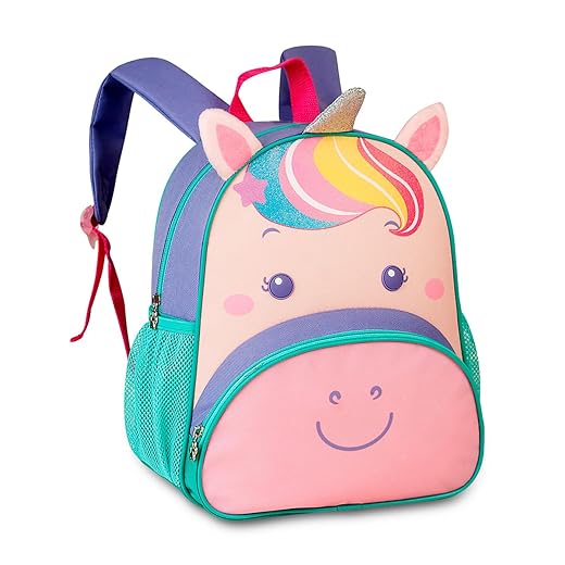 Mochila Costas Clio Pets Unicórnio Roxa 13'' - Clio Style