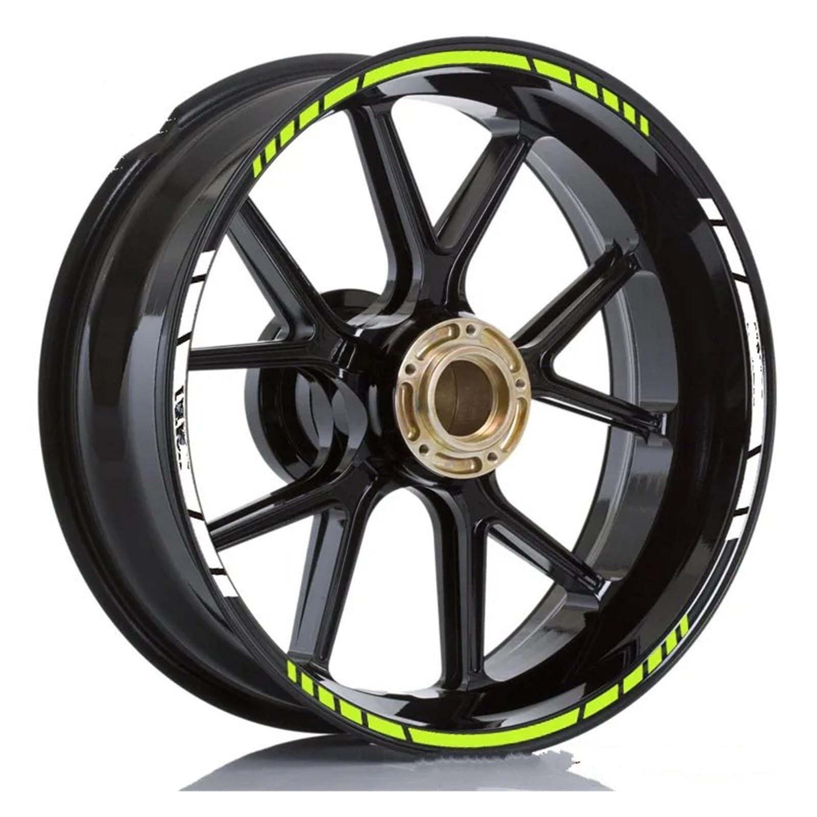Für CBR600RR CBR1000RR CBR300R CBR500R CB1000R Rad Aufkleber Reflektierende Rim Decals(Outside Fluorescen)