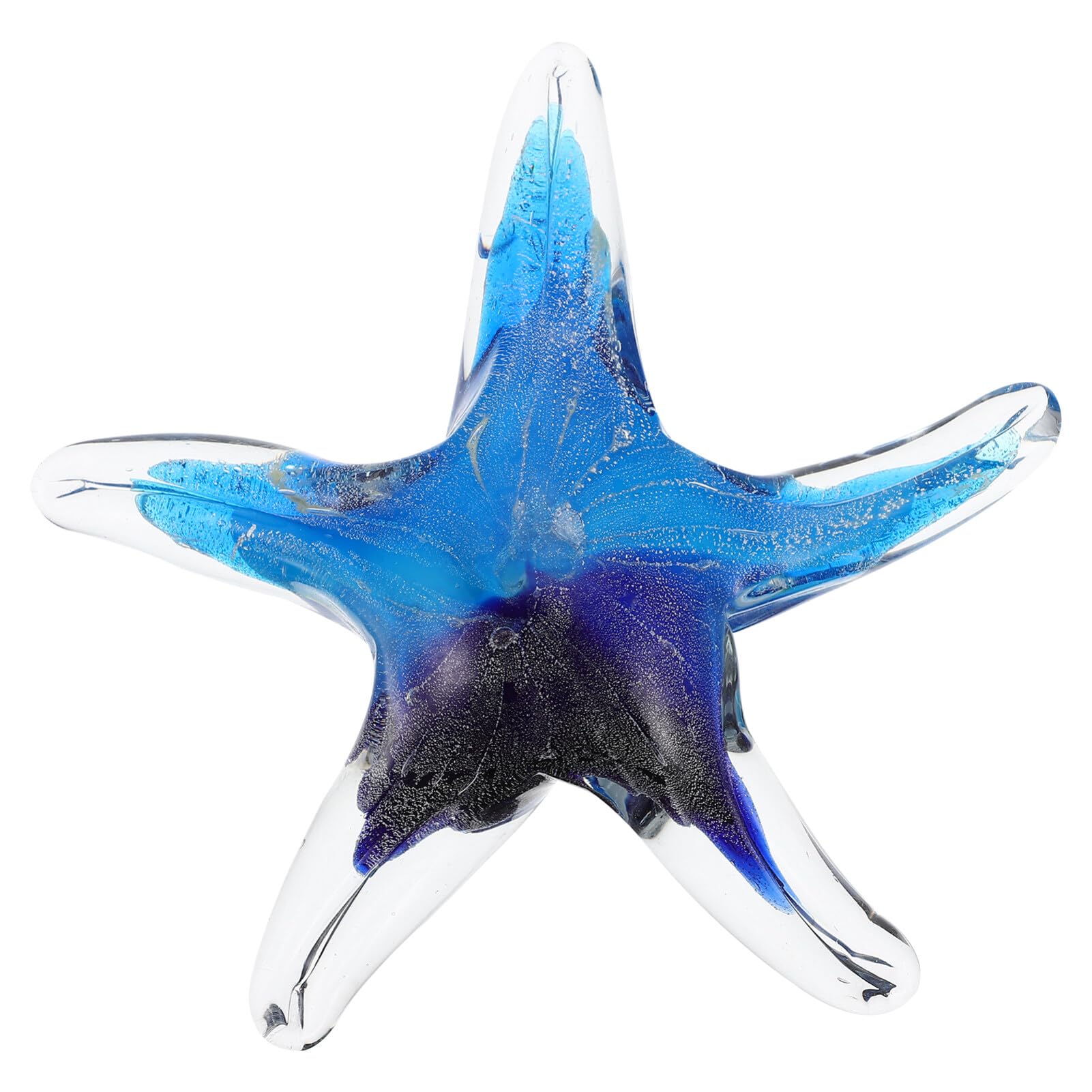 Étoile De Mer En Verre Soufflé à La Main – Décoration Marine Pour Table, étagère Ou Cadeau Sur Le Thème De L’océan