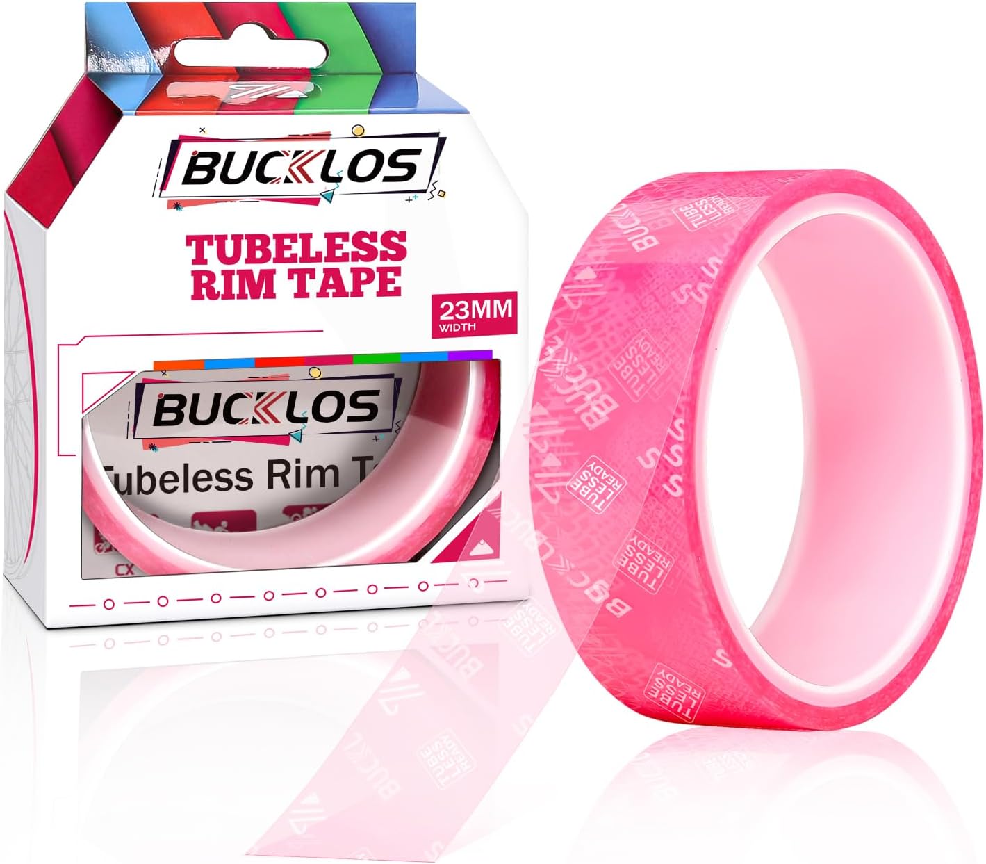 Tubeless Rim Tape 17/19/21/23/25/28/30/32/35mm Width x 10m Length, Bike Wheel Rim Tape Suitable for Tubeless MTB/Road/Gravel Bikes Wheel Carbon Tubeless Kit -23mm