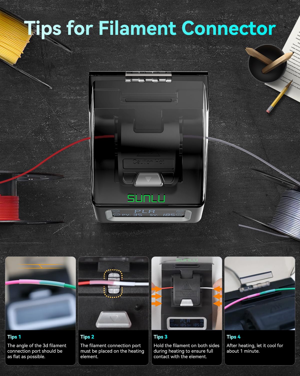 3D Printer Filament Connector - Fast Heating -6