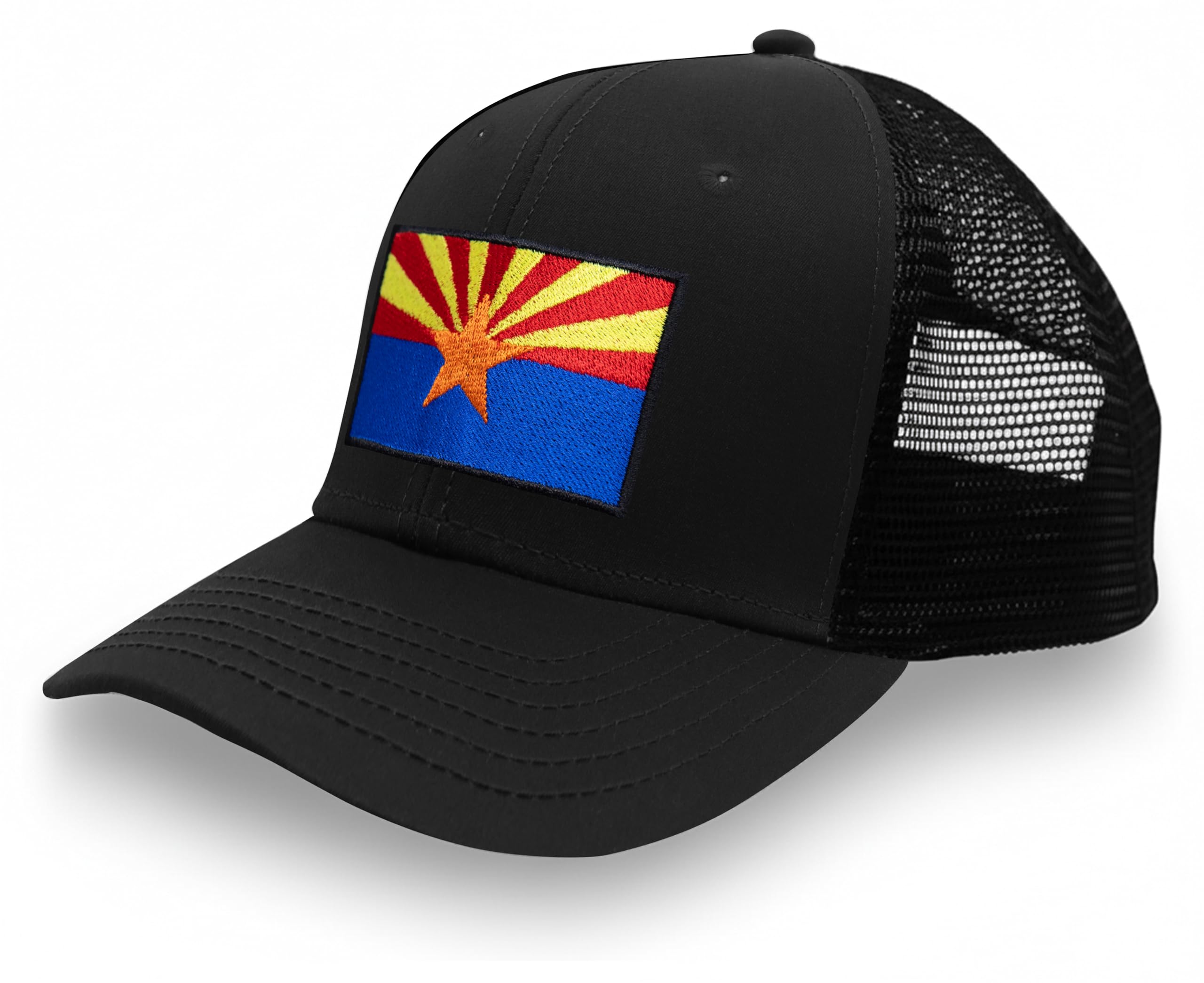 International Tie State Hat for Men and Women, Adjustable Snapback Trucker Baseball Cap with Embroidered Patch