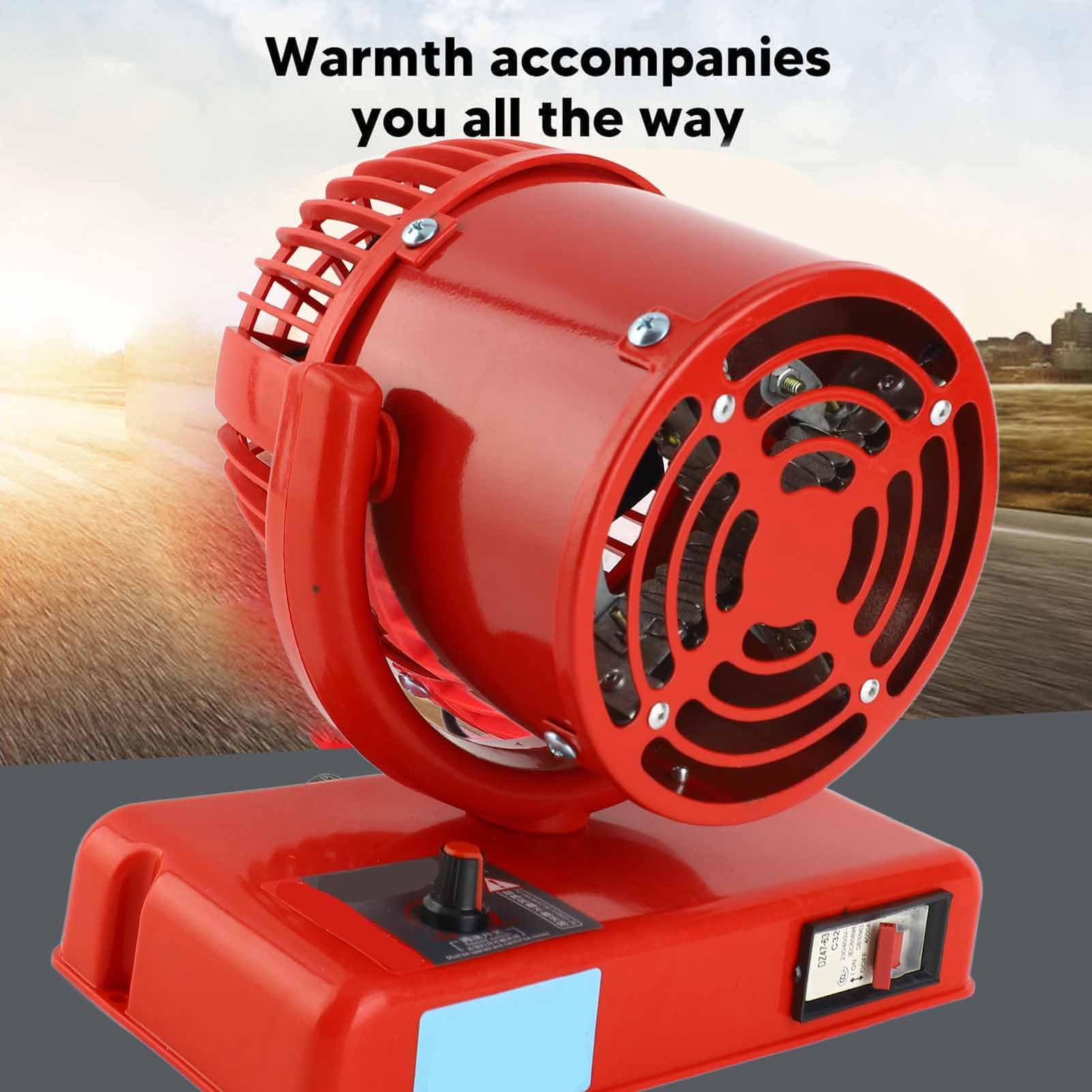 Désembueur portatif de pare-brise de réchauffeur d'air monté sur véhicule refroidissement instantané pour l'alliage d'aluminium de réchauffement d'automobile de voiture (12V)