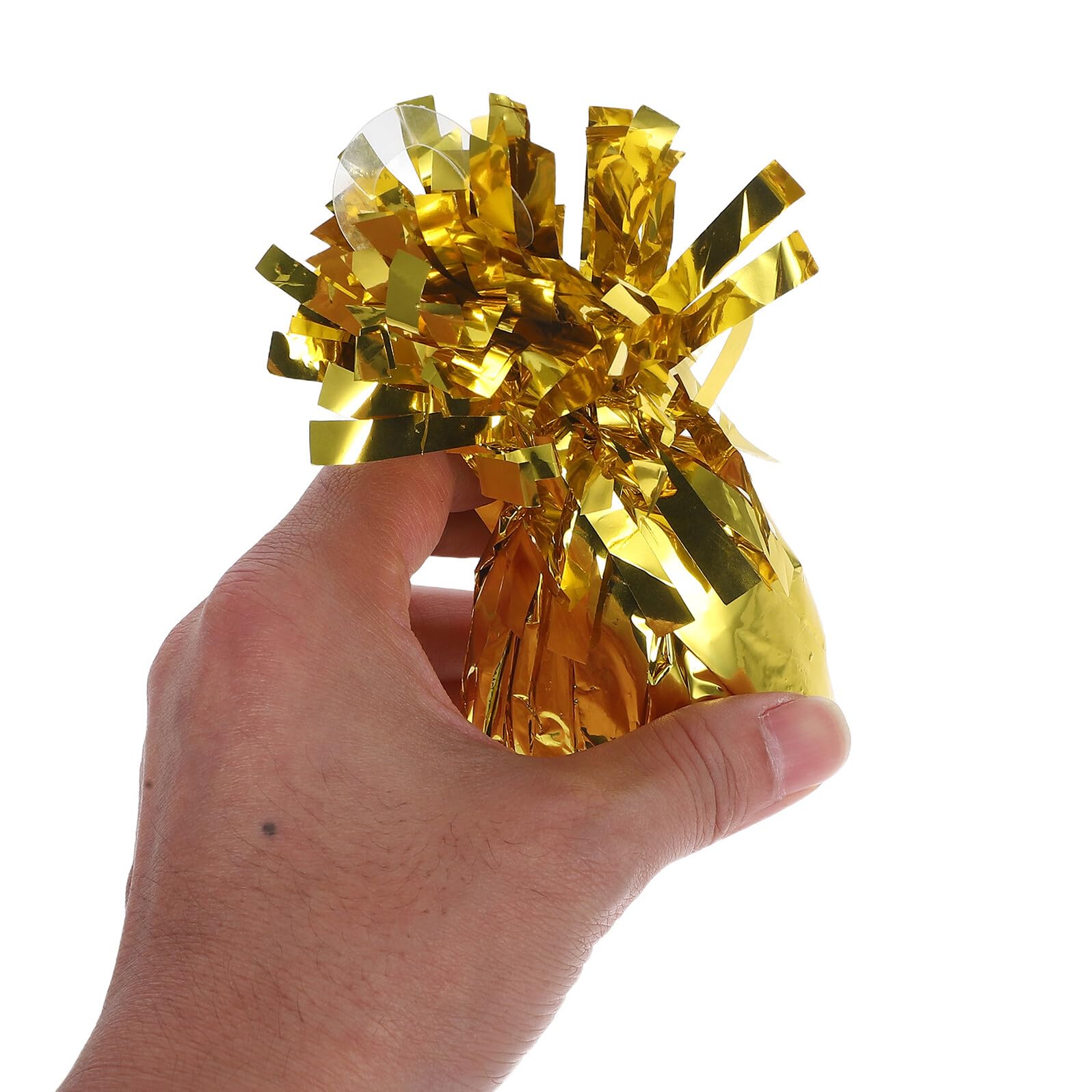 6 Stück Teiliges Ballongewichte aus Metallisch Glänzendem Kunststoff Beschwert Helium luftballons für Hochzeiten Geburtstage Babypartys und Festliche Dekorationen in Gold