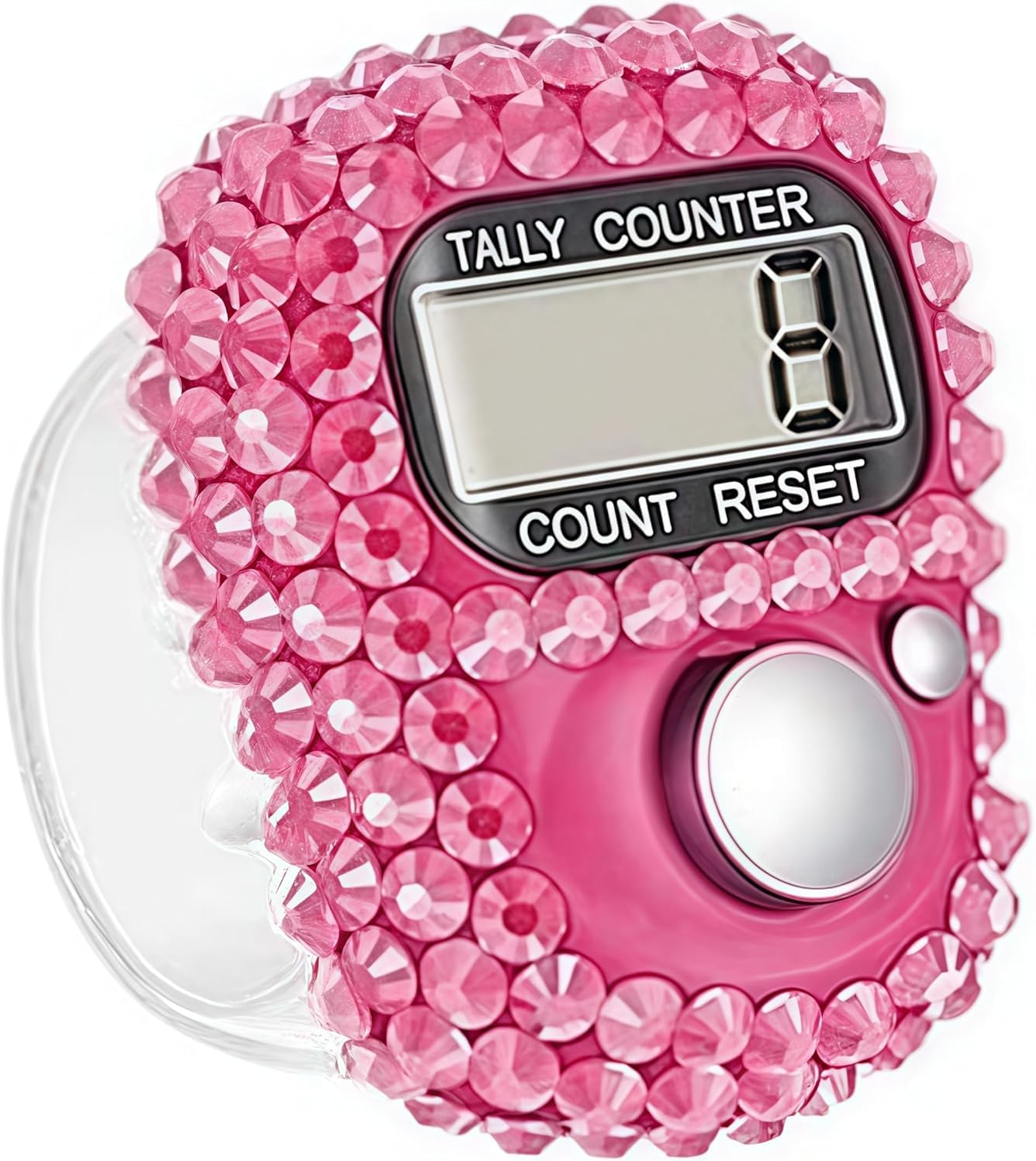 Electronic Finger Tally Counter Clicker Counter,Portable Digital Display Tally Counter,Convenient Resettable Mini Lap Counter for Golf Goods Counting Accessories,Track and Field Lap Counters
