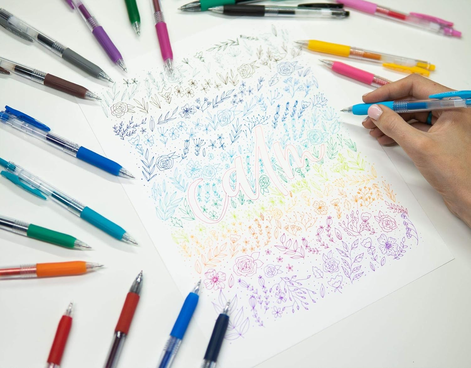 Zebra Pen SARASA Clip Recycled Retractable Gel Pen, Bold Point, 1.0mm, Blue Ink, 75% Recycled, Ideal for Office and School, Journal, Note Taking and Planner Use, 12-Pack (48820) - Image 5