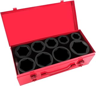 TONYNOL 1 Inch Drive Deep Impact Socket Set