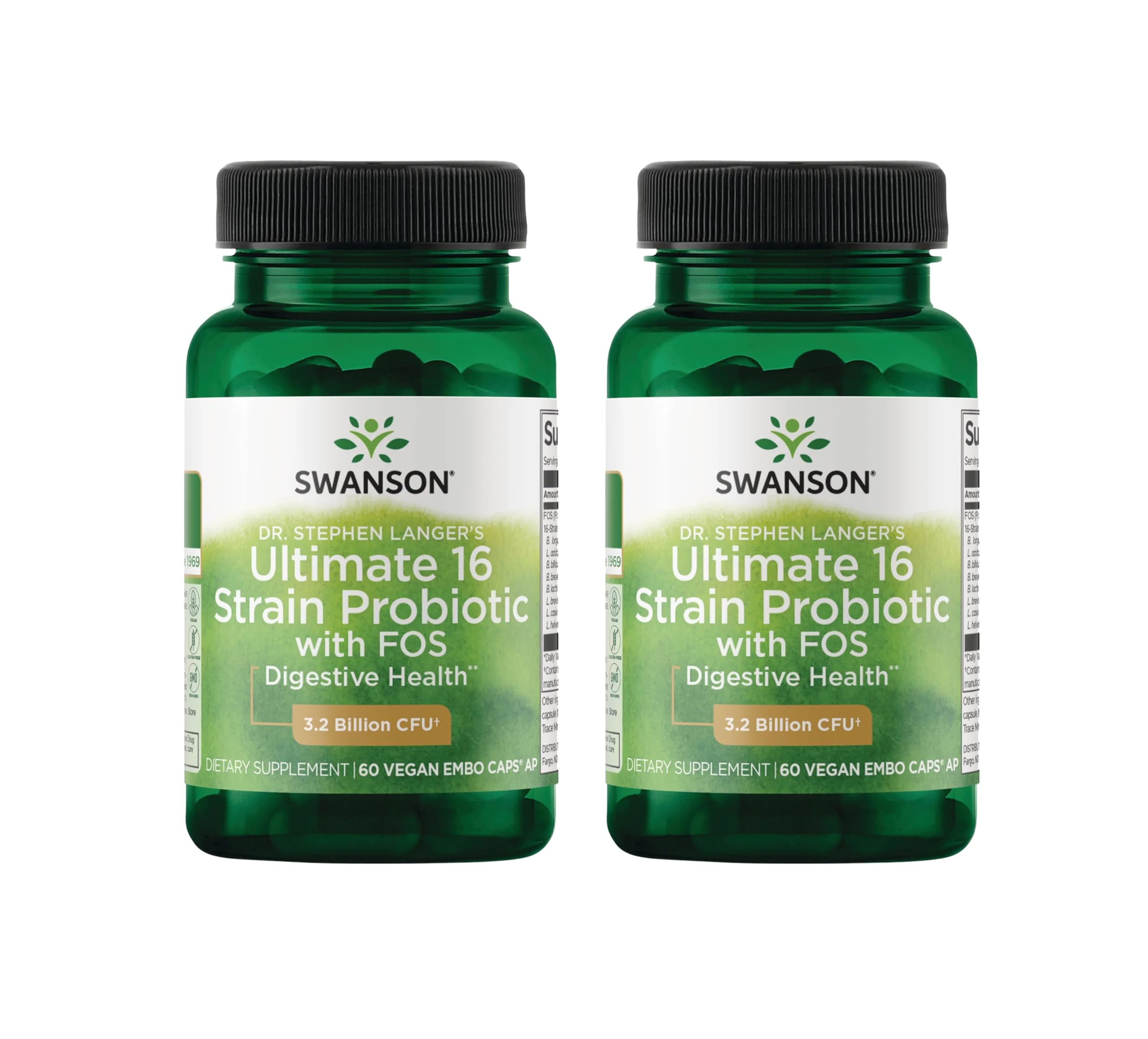 Swanson Dr. Langer's 16-Strain Probiotic with Prebiotic FOS for Gut Health — Amazon image 13
