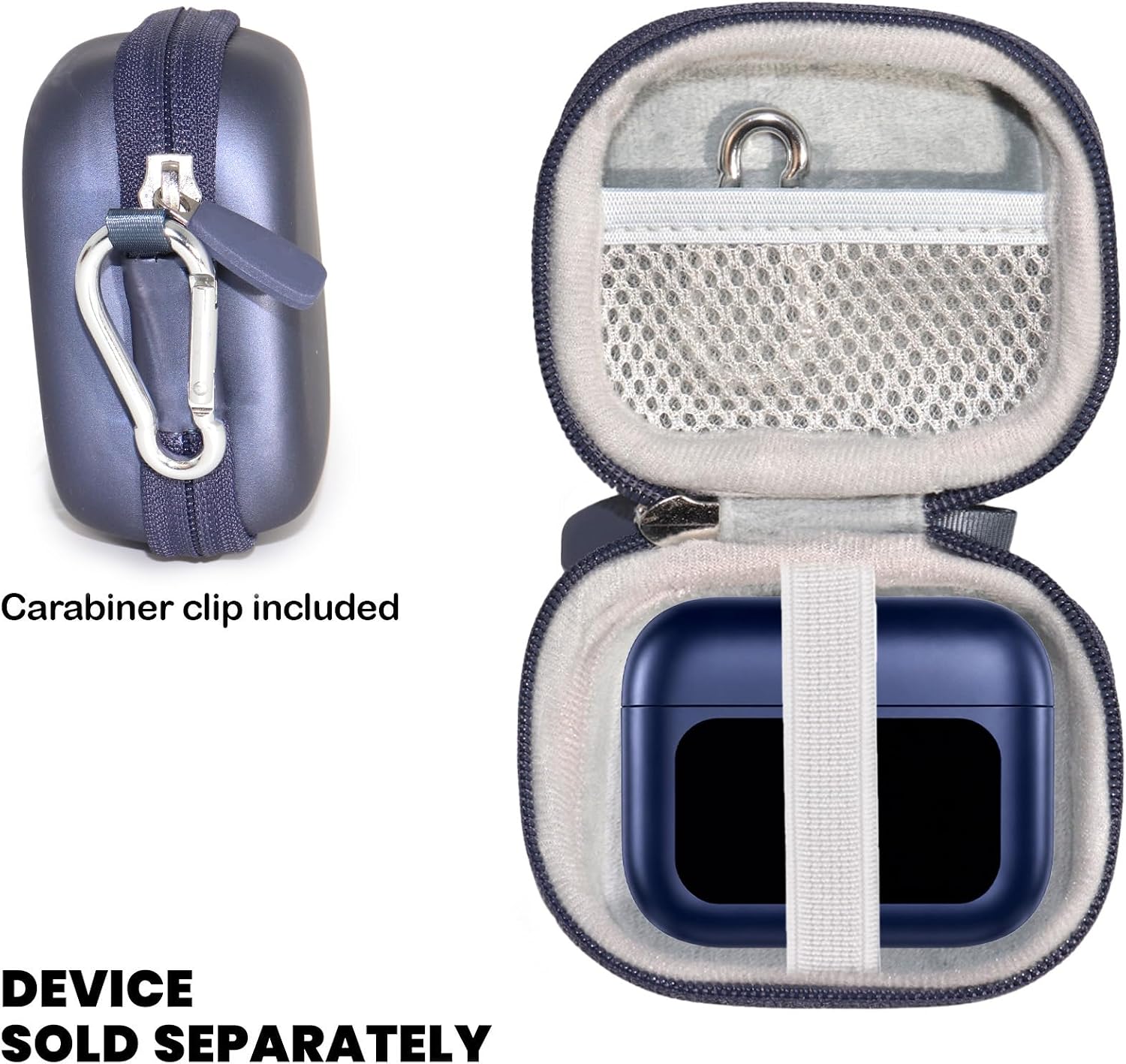 Alltravel Earbuds Case Compatible with VEKJ L8 Pro Sleep Earbuds Bluetooth 5.4 in Ear Smart Touch Screen Ear Buds (Blue) image 3