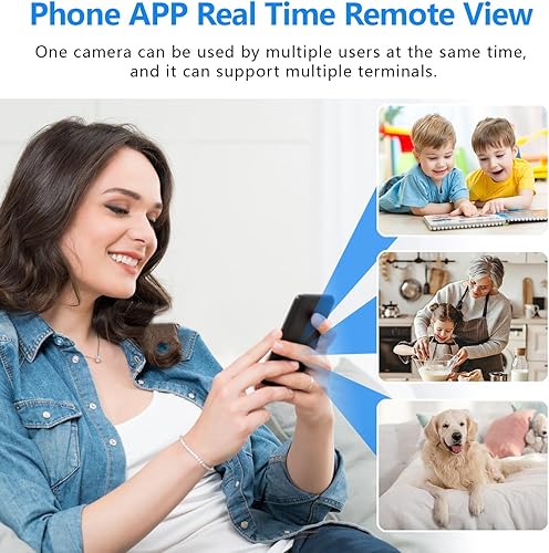 Miniatura 3 de Cámara de batería inalámbrica Wifi más pequeña, HD1080P Mini cámara de seguridad, cámara portátil para monitor de bebé con visión nocturna,