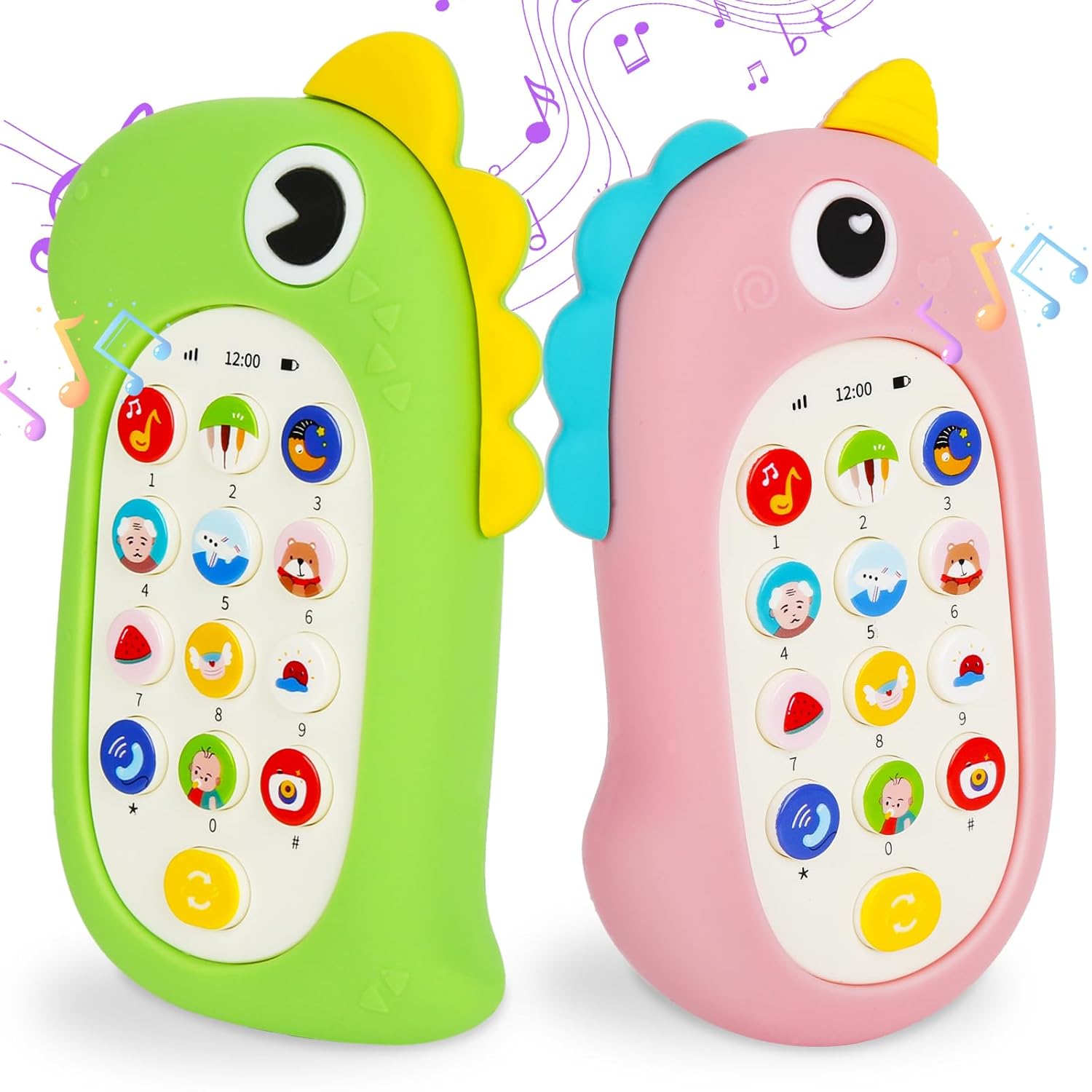 Airhive Baby Cell Phone Toy 6 to 12 Months, Baby Musical