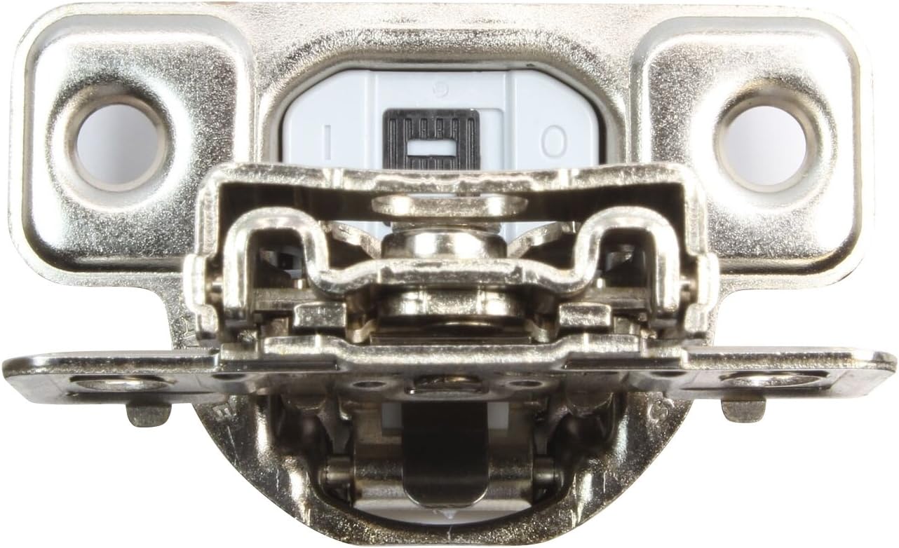 Salice 106 Degree Silentia E-Centhree 1/2" Overlay Screw On Soft Close Cabinet Hinge with 3 Cam Adjustment CUP37D9R (10 Pack)