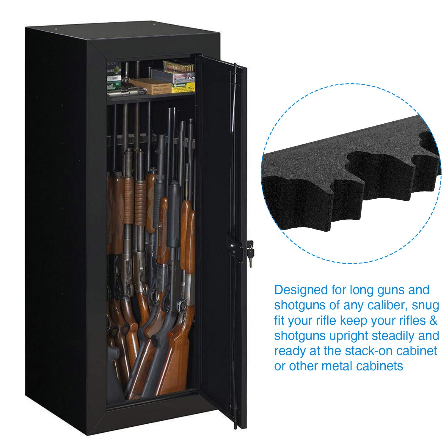 Buy Durable Foam Rifle Barrel Rack for StackOn gun Universal