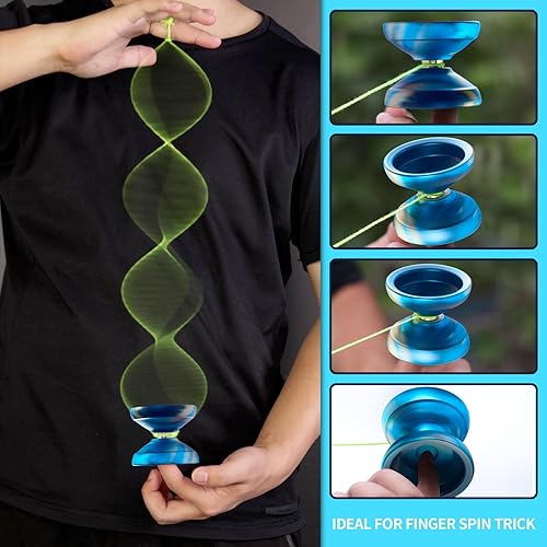 Miniatura 16 de YOYOSTUDIO X0312 Responsive Yoyo (negro) + Yoyo de plástico P1 (degradado azul púrpura)