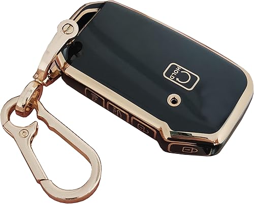 QIXIUBIA Funda para llavero Kia con control remoto sin llave, con llavero apto para Kia Telluride 2023 2024