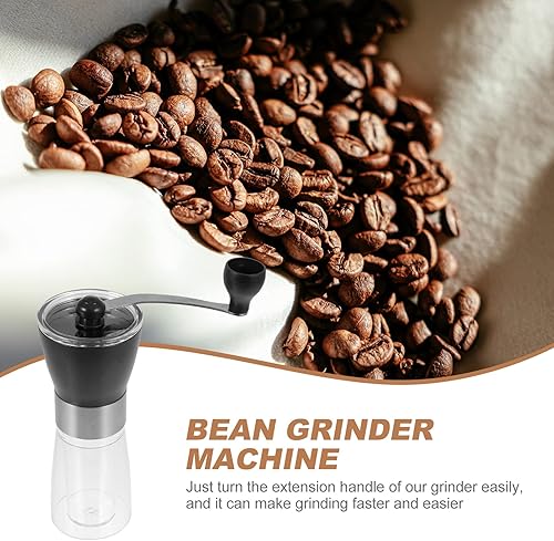 Miniatura 8 de Healifty Trituradora de grano de café manual de café de mano Cereales de mano Condimento de grano Máquina de alimentos secos Rebabas de acero
