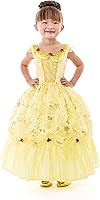 Vista 2 de Little Adventures, disfraz de princesa amarillo, para niña, XL (7-9 años), Traditional