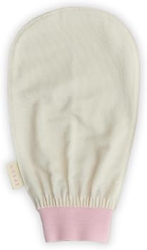Efsun Bath Shower Pouch Exfoliating Gloves 100% Flush Silk For Women, Premium Pouch, Pink